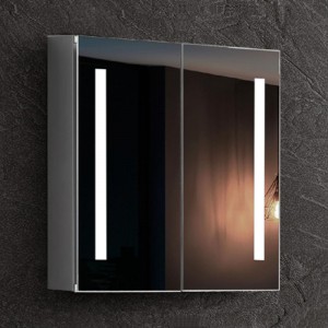 EU and USA Luxury LED Lighted Backlit Bathroom Mirror Medicine Cabinet-ENE-AC-103